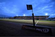 24 February 2017; A general view of Rodney Parade prior to the Guinness PRO12 Round 16 match between Newport Gwent Dragons and Leinster at Rodney Parade in Newport, Wales. Photo by Stephen McCarthy/Sportsfile