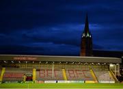 24 February 2017; A general view of the pitch and stadium prior to the SSE Airtricity League Premier Division match between Bohemians and Derry City at Dalymount Park, in Dublin. Photo by Seb Daly/Sportsfile