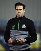 24 February 2017; Shamrock Rovers manager Stephen Bradley before the start of the SSE Airtricity League Premier Division match between Dundalk and Shamrock Rovers at Oriel Park, in Dundalk. Photo by David Maher/Sportsfile