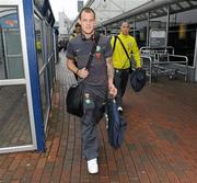 29 July 2011; Anthony Stokes, Glasgow Celtic, pictured on his arrival at Dublin Airport ahead of this weekend's Dublin Super Cup. Dublin Airport, Dublin. Picture credit: Oliver McVeigh / SPORTSFILE