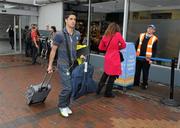 29 July 2011; Beram Kayal, Glasgow Celtic, pictured on his arrival at Dublin Airport ahead of this weekend's Dublin Super Cup. Dublin Airport, Dublin. Picture credit: Oliver McVeigh / SPORTSFILE