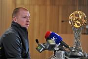 29 July 2011; Neil Lennon, Glasgow Celtic manager, during a press conference ahead of the Dublin Super Cup. Aviva Stadium, Lansdowne Road, Dublin. Picture credit: David Maher / SPORTSFILE