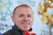 29 July 2011; Neil Lennon, Glasgow Celtic manager, during a press conference ahead of the Dublin Super Cup. Aviva Stadium, Lansdowne Road, Dublin. Picture credit: David Maher / SPORTSFILE