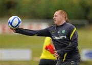 29 July 2011; Glasgow Celtic manager Neil Lennon during squad training ahead of the Dublin Super Cup. Gannon Park, Malahide, Co. Dublin. Picture credit: Oliver McVeigh / SPORTSFILE