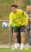 29 July 2011; Daryl Murphy, Glasgow Celtic, in action during squad training ahead of the Dublin Super Cup. Gannon Park, Malahide, Co. Dublin. Picture credit: Oliver McVeigh / SPORTSFILE