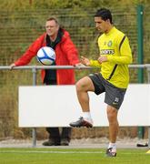 29 July 2011; Beram Kayal, Glasgow Celtic, in action during squad training ahead of the Dublin Super Cup. Gannon Park, Malahide, Co. Dublin. Picture credit: Oliver McVeigh / SPORTSFILE