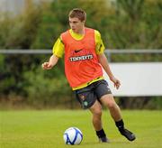 29 July 2011; James Forrest, Glasgow Celtic, in action during squad training ahead of the Dublin Super Cup. Gannon Park, Malahide, Co. Dublin. Picture credit: Oliver McVeigh / SPORTSFILE