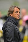 30 July 2011; Manchester City manager Roberto Mancini. Dublin Super Cup, Airtricity League XI v Manchester City, Aviva Stadium, Lansdowne Road, Dublin. Picture credit: David Maher / SPORTSFILE