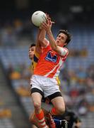30 July 2011; Colm Hoey, Armagh, in action against Donie Smith, Roscommon. GAA Football All-Ireland Minor Championship Quarter Final, Roscommon v Armagh, Croke Park, Dublin. Picture credit: Oliver McVeigh / SPORTSFILE