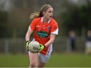 19 Febuary 2017; Fionnuala McKenna of Armagh during the Lidl Ladies Football National League round 3 match between Armagh and Mayo at Clonmore in Armagh. Photo by Oliver McVeigh/Sportsfile
