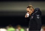 24 February 2017; Derry City manager Kenny Shiels prior to the SSE Airtricity League Premier Division match between Bohemians and Derry City at Dalymount Park, in Dublin. Photo by Seb Daly/Sportsfile