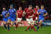 24 February 2017; Dave O'Callaghan of Munster gets away from the Scarlets defence during the Guinness PRO12 Round 16 match between Munster and Scarlets at Thomond Park in Limerick. Photo by Diarmuid Greene/Sportsfile