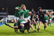 24 February 2017; Arthur Retiere of France in action during the RBS U20 Six Nations Rugby Championship match between Ireland and France at Donnybrook Stadium in Dublin. Photo by Ramsey Cardy/Sportsfile
