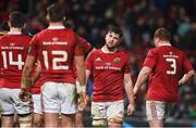 24 February 2017; Conor Oliver of Munster reacts after his side conceded a try during the Guinness PRO12 Round 16 match between Munster and Scarlets at Thomond Park in Limerick. Photo by Diarmuid Greene/Sportsfile