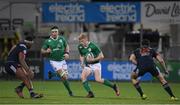 24 February 2017; Tommy O'Brien of Ireland in action against France during the RBS U20 Six Nations Rugby Championship match between Ireland and France at Donnybrook Stadium, in Donnybrook, Dublin. Photo by Brendan Moran/Sportsfile