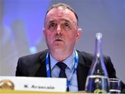 25 February 2017; Central Council Delegate Niall Erskin proposes Motion 4 during the 2017 GAA Annual Congress at Croke Park, in Dublin. Photo by Ray McManus/Sportsfile