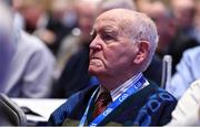 25 February 2017; Former GAA President Dr Mick Loftus during the 2017 GAA Annual Congress at Croke Park, in Dublin. Photo by Ray McManus/Sportsfile