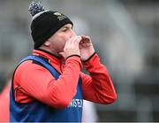 25 February 2017; IT Carlow manager DJ Carey during the Independent.ie HE GAA Fitzgibbon Cup Final match between IT Carlow and Mary Immaculate College Limerick at Pearse Stadium in Galway. Photo by Matt Browne/Sportsfile