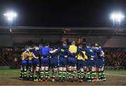 24 February 2017; Leinster players before the Guinness PRO12 Round 16 match between Newport Gwent Dragons and Leinster at Rodney Parade in Newport, Wales. Photo by Stephen McCarthy/Sportsfile
