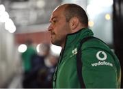 25 February 2017; Rory Best of Ireland arrives at the stadium prior to the RBS Six Nations Rugby Championship game between Ireland and France at the Aviva Stadium in Lansdowne Road, Dublin. Photo by Brendan Moran/Sportsfile