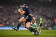 25 February 2017; Guilhem Guirado of France is tackled by Garry Ringrose of Ireland during the RBS Six Nations Rugby Championship game between Ireland and France at the Aviva Stadium in Lansdowne Road, Dublin. Photo by Stephen McCarthy/Sportsfile