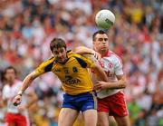 30 July 2011; Cathal Cregg, Roscommon, in action against Cathal McCarron, Tyrone. GAA Football All-Ireland Senior Championship Qualifier, Round 4, Roscommon v Tyrone, Croke Park, Dublin. Picture credit: Dáire Brennan / SPORTSFILE