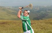 30 July 2011; Waterford Manager Davy Fitzgerald, who was representing Clare, in action during the Poc Fada na hÉireann. Annaverna Mountains, Dundalk, Co. Louth. Picture credit: Ray Lohan / SPORTSFILE