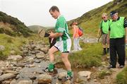 30 July 2011; Down's Graham Clarke who finished in second place during the Poc Fada na hÉireann. Annaverna Mountains, Dundalk, Co. Louth. Picture credit: Ray Lohan / SPORTSFILE