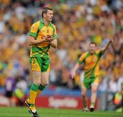 30 July 2011; Christie Toye, Donegal, celebrates after scoring his side's first goal. GAA Football All-Ireland Senior Championship Quarter-Final, Donegal v Kildare, Croke Park, Dublin. Picture credit: Ray McManus / SPORTSFILE