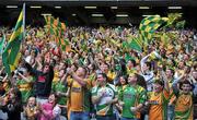 30 July 2011; Donegal supporters celebrate after Christy Toye scored his side's goal. GAA Football All-Ireland Senior Championship Quarter-Final, Donegal v Kildare, Croke Park, Dublin. Picture credit: Dáire Brennan / SPORTSFILE