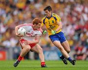 30 July 2011; Peter Harte, Tyrone, in action against Sean Purcell, Roscommon. GAA Football All-Ireland Senior Championship Qualifier, Round 4, Roscommon v Tyrone, Croke Park, Dublin. Picture credit: Ray McManus / SPORTSFILE