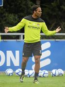30 July 2011; Joleon Lescott, Manchester City, in action during squad training ahead of the second day of the Dublin Super Cup. University Training Grounds, UCD, Belfield, Dublin. Picture credit: Brendan Moran / SPORTSFILE
