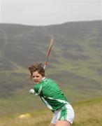 30 July 2011; Rachel Monaghan, Galway, in action during the Camogie Poc Fada na hÉireann. Annaverna Mountains, Dundalk, Co. Louth. Picture credit: Ray Lohan / SPORTSFILE