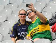 31 July 2011; Kerry supporters take a picture of themselves in the Cusack Stand. GAA Football All-Ireland Senior Championship Quarter-Final, Kerry v Limerick, Croke Park, Dublin. Picture credit: Dáire Brennan / SPORTSFILE