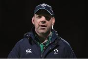 24 February 2017; Ireland assistant coach Peter Malone during the RBS U20 Six Nations Rugby Championship match between Ireland and France at Donnybrook Stadium, in Donnybrook, Dublin. Photo by Brendan Moran/Sportsfile