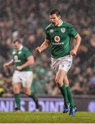 25 February 2017; Jonathan Sexton of Ireland celebrates after scoring a drop goal during the RBS Six Nations Rugby Championship game between Ireland and France at the Aviva Stadium in Lansdowne Road, Dublin. Photo by Brendan Moran/Sportsfile