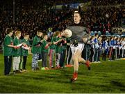 25 February 2017; Cillian O'Connor of Mayo takes to the field prior to the Allianz Football League Division 1 Round 3 match between Mayo and Roscommon at Elverys MacHale Park in Castlebar, Co Mayo. Photo by Seb Daly/Sportsfile