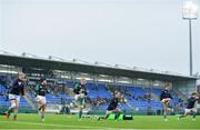 26 February 2017;  Ireland players warm up ahead of the the RBS Women's Six Nations Rugby Championship match between Ireland and France at Donnybrook Stadium in Donnybrook, Dublin. Photo by Sam Barnes/Sportsfile