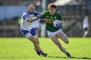 26 February 2017; Tadhg Morley of Kerry in action against Gavin Doogan of Monaghan during the Allianz Football League Division 1 Round 3 match between Kerry and Monaghan at Fitzgerald Stadium in Killarney, Co. Kerry. Photo by Brendan Moran/Sportsfile