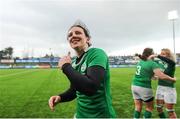 26 February 2017;  Paula Fitzpatrick of Ireland gives a thumbs up the crowd following the RBS Women's Six Nations Rugby Championship match between Ireland and France at Donnybrook Stadium in Donnybrook, Dublin. Photo by Sam Barnes/Sportsfile