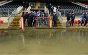 26 February 2017; Cavan players waiting around in the tunnel area before the Allianz Football League Division 1 Round 3 match between Tyrone and Cavan at Healy Park in Omagh, Co. Tyrone. Photo by Oliver McVeigh/Sportsfile