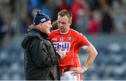 26 February 2017; Paul Kerrigan of Cork with selector Eamonn Ryan after the Allianz Football League Division 2 Round 3 match between Cork and Fermanagh at Páirc Uí Rinn in Cork. Photo by Piaras Ó Mídheach/Sportsfile