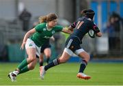26 February 2017; Shannon Izar of France is tackled by Jenny Murphy of Ireland during the RBS Women's Six Nations Rugby Championship match between Ireland and France at Donnybrook Stadium in Donnybrook, Dublin. Photo by Sam Barnes/Sportsfile