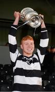 26 February 2017; Captain Adrian Mullen of St Kieran’s College lifts the trophy following his side's victory during the Top Oil Leinster Colleges senior hurling championship final between St Kieran's and Kilkenny CBS at Nowlan Park in Kilkenny. Photo by Seb Daly/Sportsfile