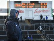 26 February 2017; Clare manager Colm Collins in the final moments of his side's defeat in the Allianz Football League Division 2 Round 3 match between Galway and Clare at Pearse Stadium in Galway. Photo by Ramsey Cardy/Sportsfile