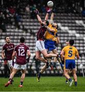 26 February 2017; Thomas Flynn of Galway in action against John Hayes of Clare during the Allianz Football League Division 2 Round 3 match between Galway and Clare at Pearse Stadium in Galway. Photo by Ramsey Cardy/Sportsfile