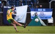 26 February 2017; Michael Murphy of Donegal kicks his side's equalising score, a pointed free, during the Allianz Football League Division 1 Round 3 match between Donegal and Dublin at MacCumhaill Park in Ballybofey, Co Donegal. Photo by Stephen McCarthy/Sportsfile