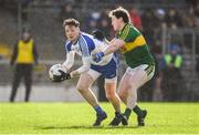 26 February 2017; Conor McManus of Monaghan in action against Tadhg Morley of Kerry during the Allianz Football League Division 1 Round 3 match between Kerry and Monaghan at Fitzgerald Stadium in Killarney, Co. Kerry. Photo by Brendan Moran/Sportsfile