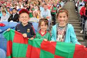 31 July 2011; Mayo supporters in the Cusack Stand for the game. GAA Football All-Ireland Senior Championship Quarter-Final, Mayo v Cork, Croke Park, Dublin. Picture credit: Ray McManus / SPORTSFILE