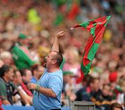 31 July 2011; A Mayo supporter in the Cusack Stand. GAA Football All-Ireland Senior Championship Quarter-Final, Mayo v Cork, Croke Park, Dublin. Picture credit: Ray McManus / SPORTSFILE